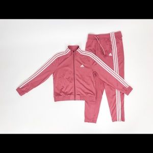 Adidas Pink Tricot Track Suit